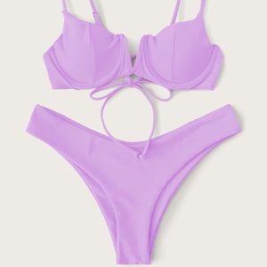 Purple Underwire Bikini Size M